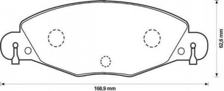 ГАЛЬМіВНі КОЛОДКИ, ДИСКОВі Jurid 573029JC