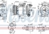 Компресор RENAULT CAPTUR (13-) 1.2 TCE NISSENS 890653 (фото 1)