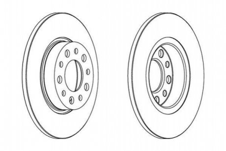 Диск гальмівний Jurid 562501JC