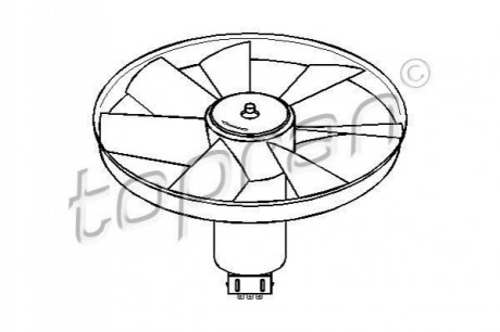 Вентилятор охлаждения VW TOPRAN / HANS PRIES 103 137