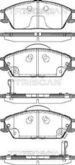 Колодки тормозные 1 TRISCAN 8110 43023 (фото 1)