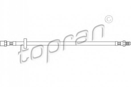 Тормозной шланг TOPRAN / HANS PRIES 107 820 (фото 1)