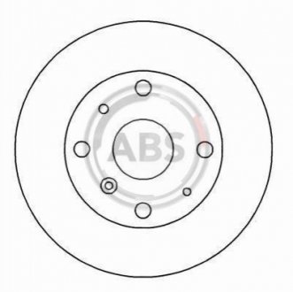 Гальмівний диск A.B.S. 15943