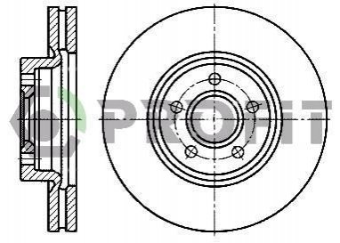 Тормозной диск PROFIT 50101225