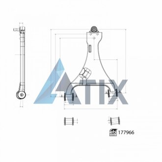 Важіль підвіски FEBI BILSTEIN 177966