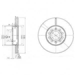 - Гальмівний диск DRIVE+ DP1010.11.0853