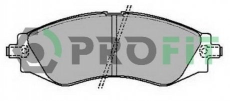 Комплект тормозных колодок PROFIT 5000-2049 (фото 1)