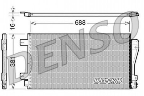 Конденсатор, кондиционер DENSO DCN23014