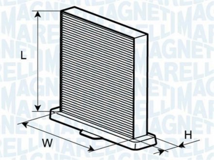 Filter, interior air MAGNETI MARELLI 350203065090 (фото 1)