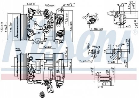 Компрессор кондиционер NISSENS 890156