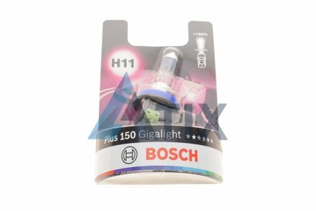 Автолампа H11 12V 55W PGJ19-2 Plus 150 Gigalight BOSCH 1 987 301 138