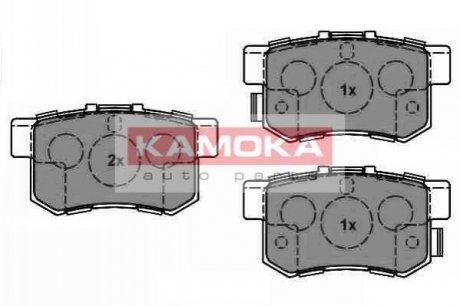 Гальмівні колодки, дискове гальмо (набір) KAMOKA JQ1018538