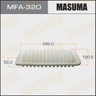 Воздушный фильтр A-197 (1/40) MASUMA MFA320 (фото 1)