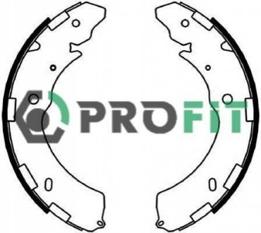 Комлект тормозных накладок PROFIT 5001-4052