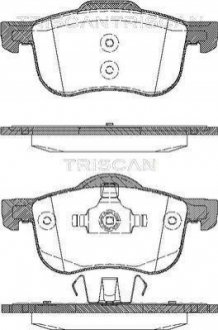 Колодки тормозные 1 TRISCAN 8110 27003 (фото 1)