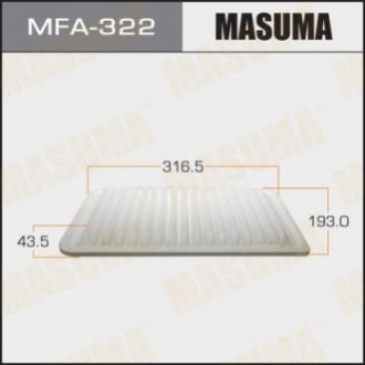 Фільтр повітряний MASUMA MFA322