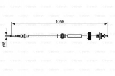 Тросы ручника BOSCH 1987482791