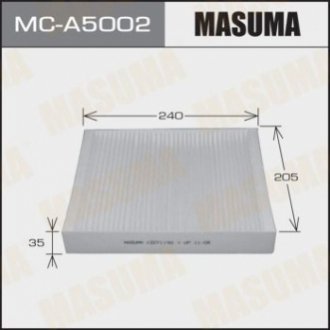 Воздушный фильтр салонный ас - (140) chevrolet cruze v1600, v1800, v2000 09- MASUMA MC-A5002