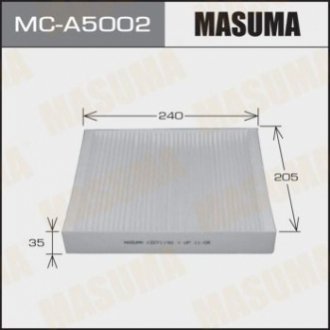 Фільтр салону AC9205 CHEVROLET/ CRUZE/ V1600V1800V2000 09- MASUMA MC-A5002 (фото 1)