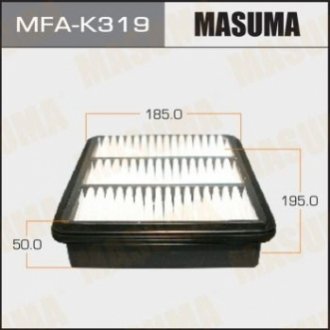 Воздушный фильтр A9320 LHD HYUNDAI/ ELANTRA/ V1600, V2000 06- (1/40) MASUMA MFA-K319