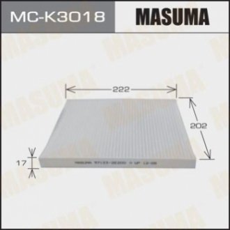 Салонный фильтр AC-003 HYUNDAI/ TUCSON/ V2000, V2700 04-06 (1/40) MASUMA MC-K3018