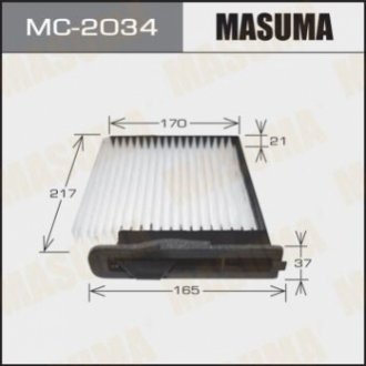 Салонный фильтр (1/40) MASUMA MC-2034
