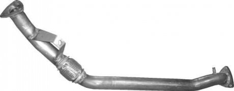 Глушитель, алюм. сталь, передн.часть Audi A4 2.0 FSI 07/02-12/04 (01.127) POLMOSTROW 01127 (фото 1)