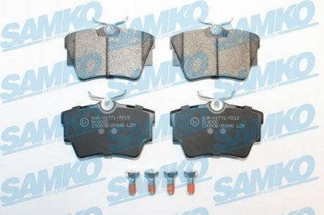 Комплект тормозных колодок дисковый тормоз SAMKO 5SP946