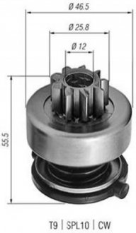 Ведущая шестерня, стартер MAGNETI MARELLI 940113020254