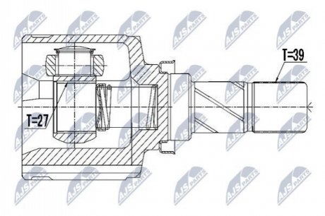 INNER CV JOINT NTY NPWPL058