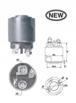 Втягивающее реле MAGNETI MARELLI 940113050546