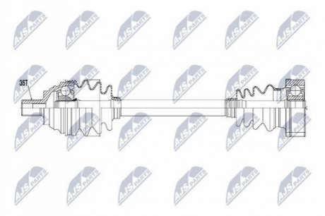 DRIVESHAFT NTY NPWVW057 (фото 1)