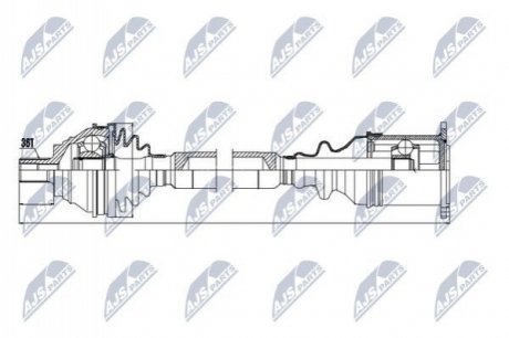 DRIVESHAFT NTY NPWVW038 (фото 1)