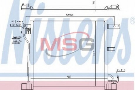 КОНДЕНСАТОР NISSENS 940338