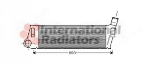 Интеркулер RENAULT MEGANE2/SCENIC TD MT 02- Van Wezel 43004316