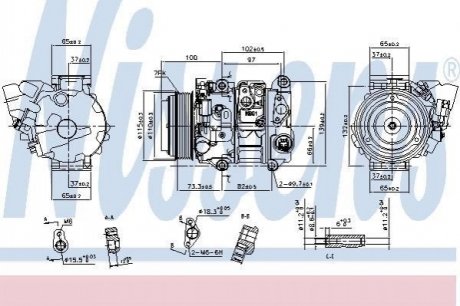 Компрессор кондиционер NISSENS 890143