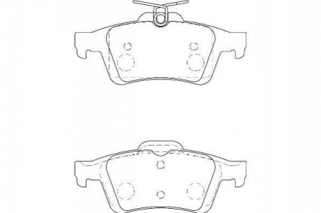 Колодки гальмівні дискові Jurid 573186D