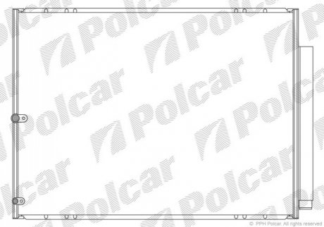 Радіатор кондиціонера Polcar '8061K81K'