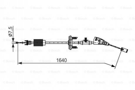 Автозапчастина BOSCH 1987482798 (фото 1)