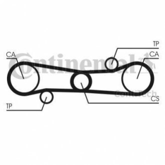 Ремень ГРМ Contitech CT654