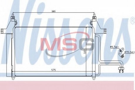 КОНДЕНСЕР NISSENS 94610