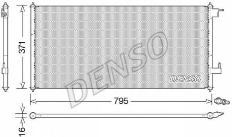 РАДИАТОР КОНДИЦИОНЕРА TOYOTA RAV 4 I (SXA1_) 2.0 4WD бензин 06.1994 - 06.2000 DENSO DCN10030 (фото 1)