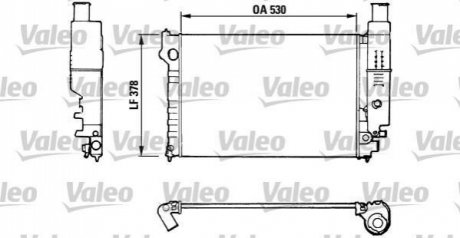 Радиатор. Valeo 816554