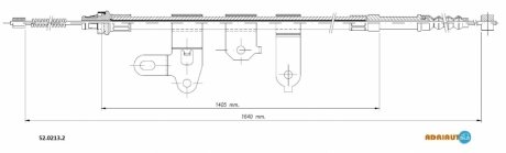 Трос зупиночних гальм ADRIAUTO 52.0213.2