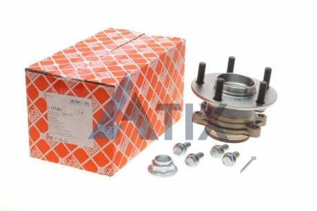 Маточина в зборі CITROEN C4, MITSUBISHI ASX, PEUGEOT 4008 10- зад. міст з ABS (FEBI) FEBI BILSTEIN 177385