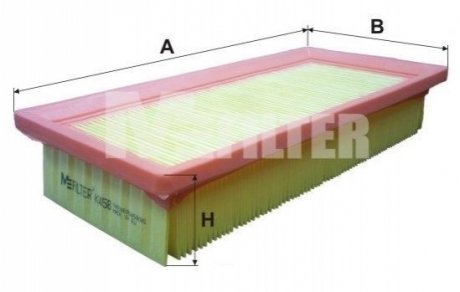 Фільтр повітряний M-FILTER K 458