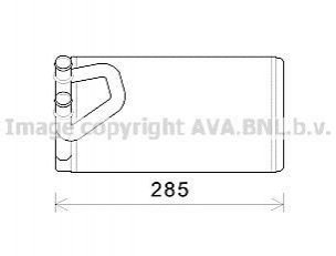 Теплообмінник, Система опалення салону AVA COOLING DN6373