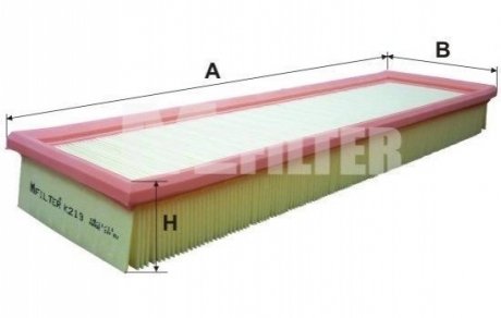 Фільтр повітряний M-FILTER K 219