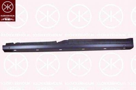 VW CAD 04- MAXI Поріг лів., 2х дверн., Міжвісьове расстояние [в мм]: 3000 KLOKKERHOLM 9571003 (фото 1)