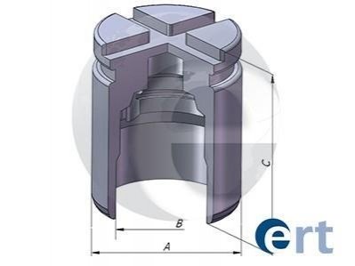 Поршень, корпус скобы тормоза D025529 ERT 151292C